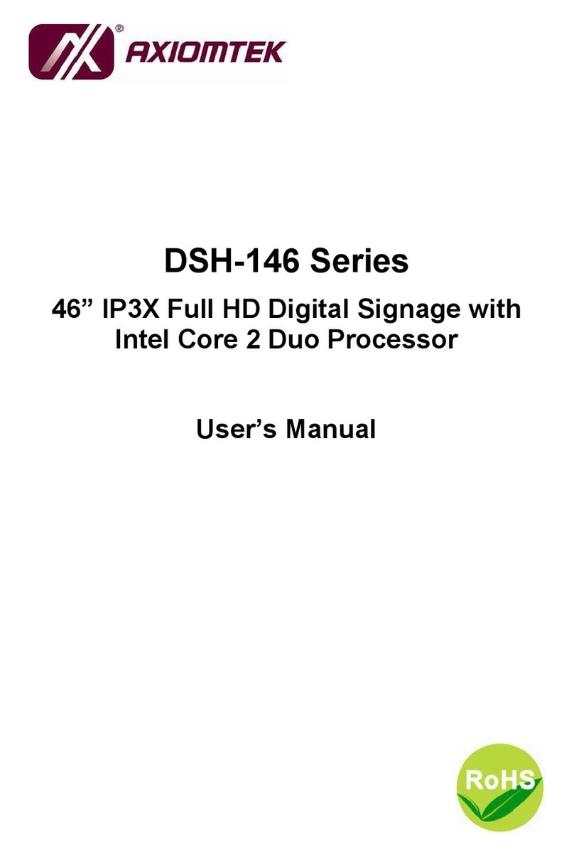 AXIOMTEK DSH-146 Series User manual