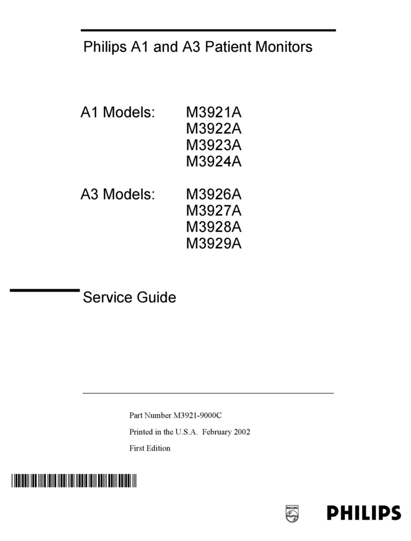 Philips M3921A User manual