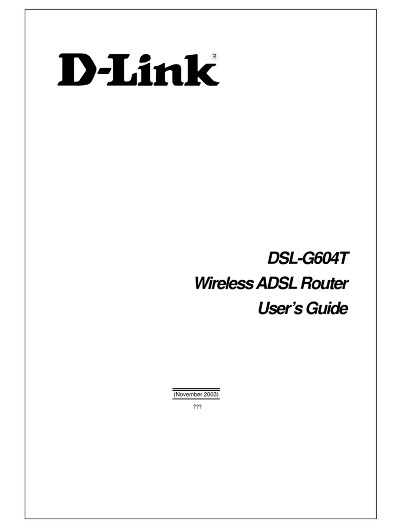 D-Link DSL-G604T User manual