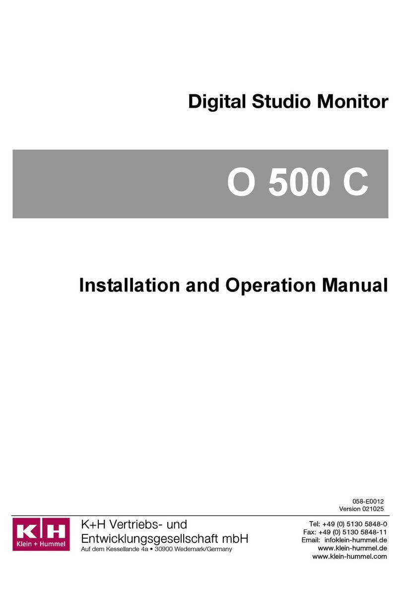 K+H O 500 C Installation and operation manual