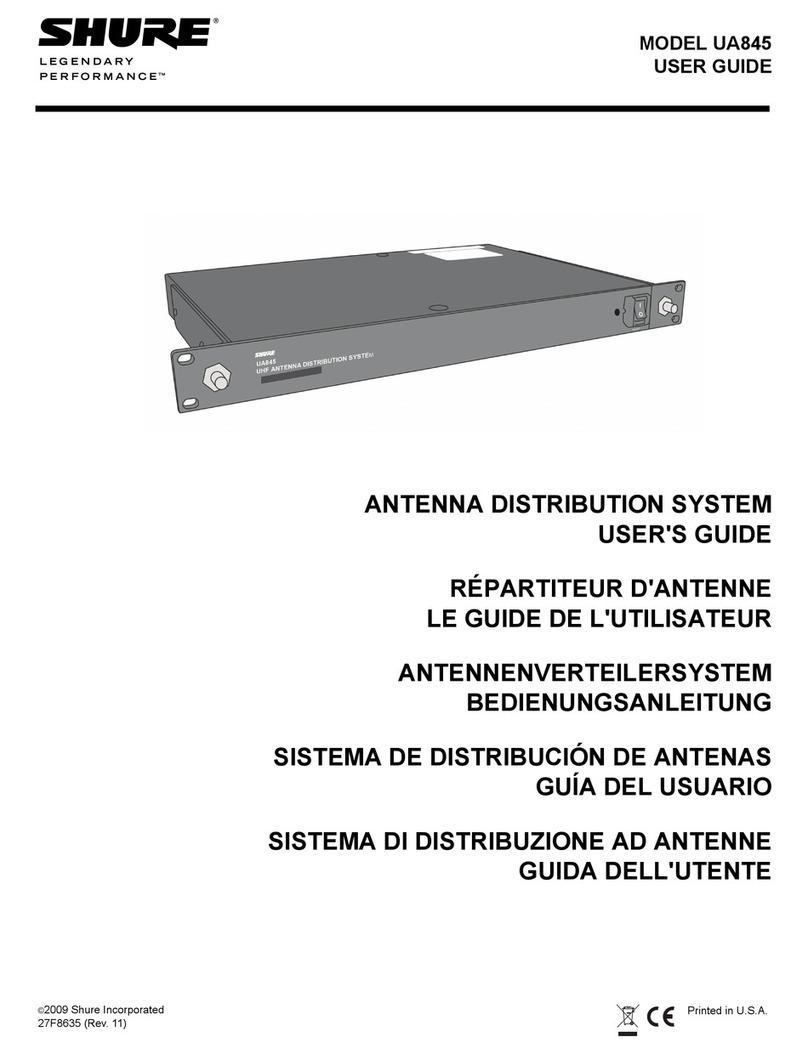 Shure UA845 user guide