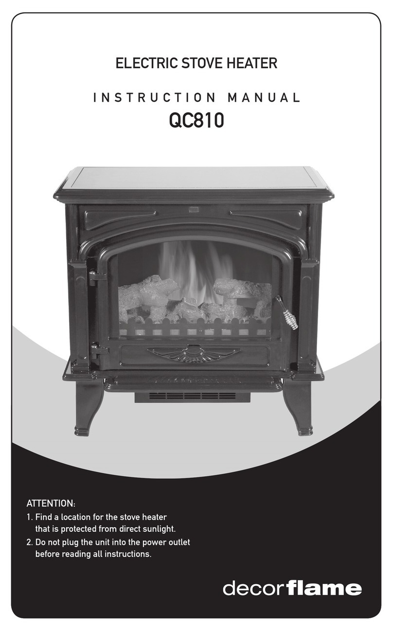 decorflame QC810 instruction manual