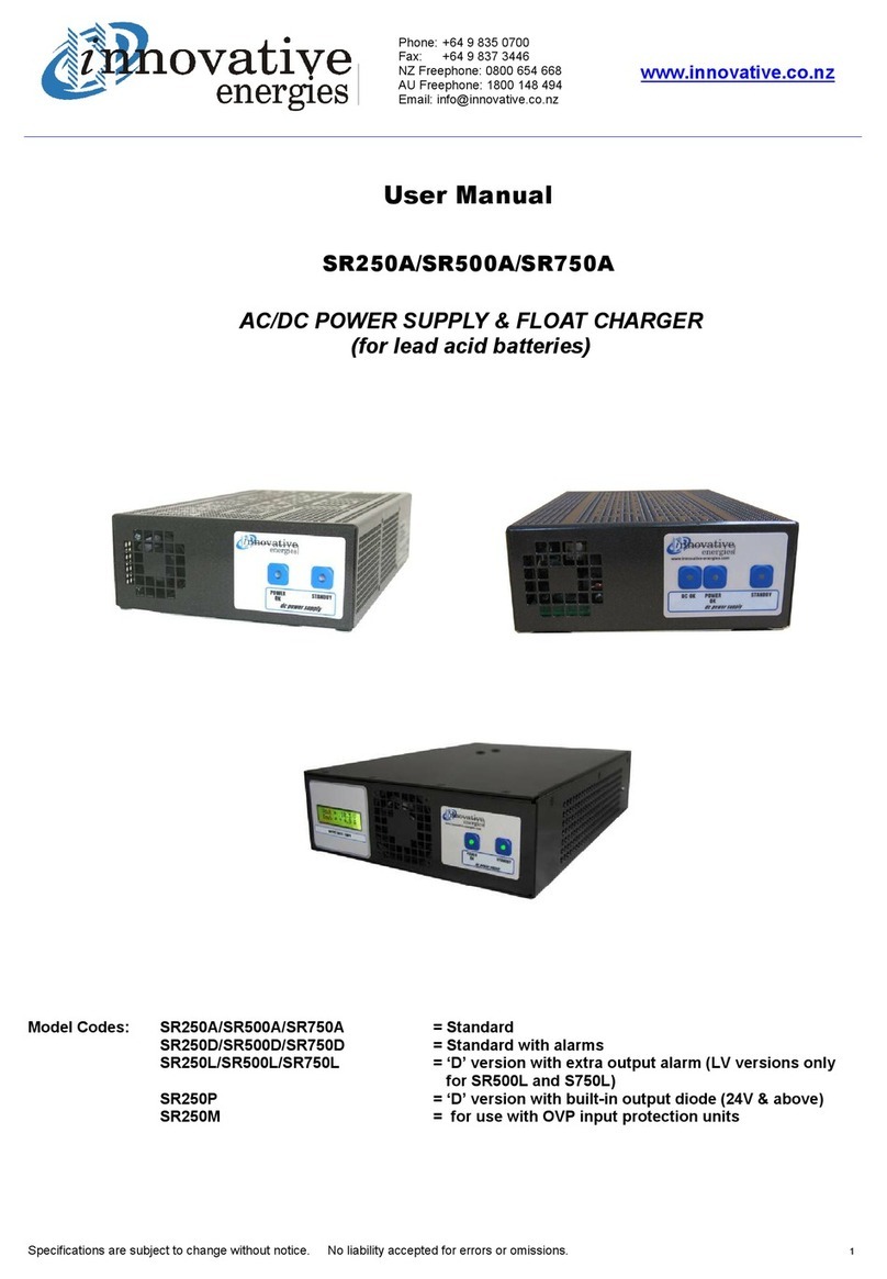 Innovative SR250A user manual