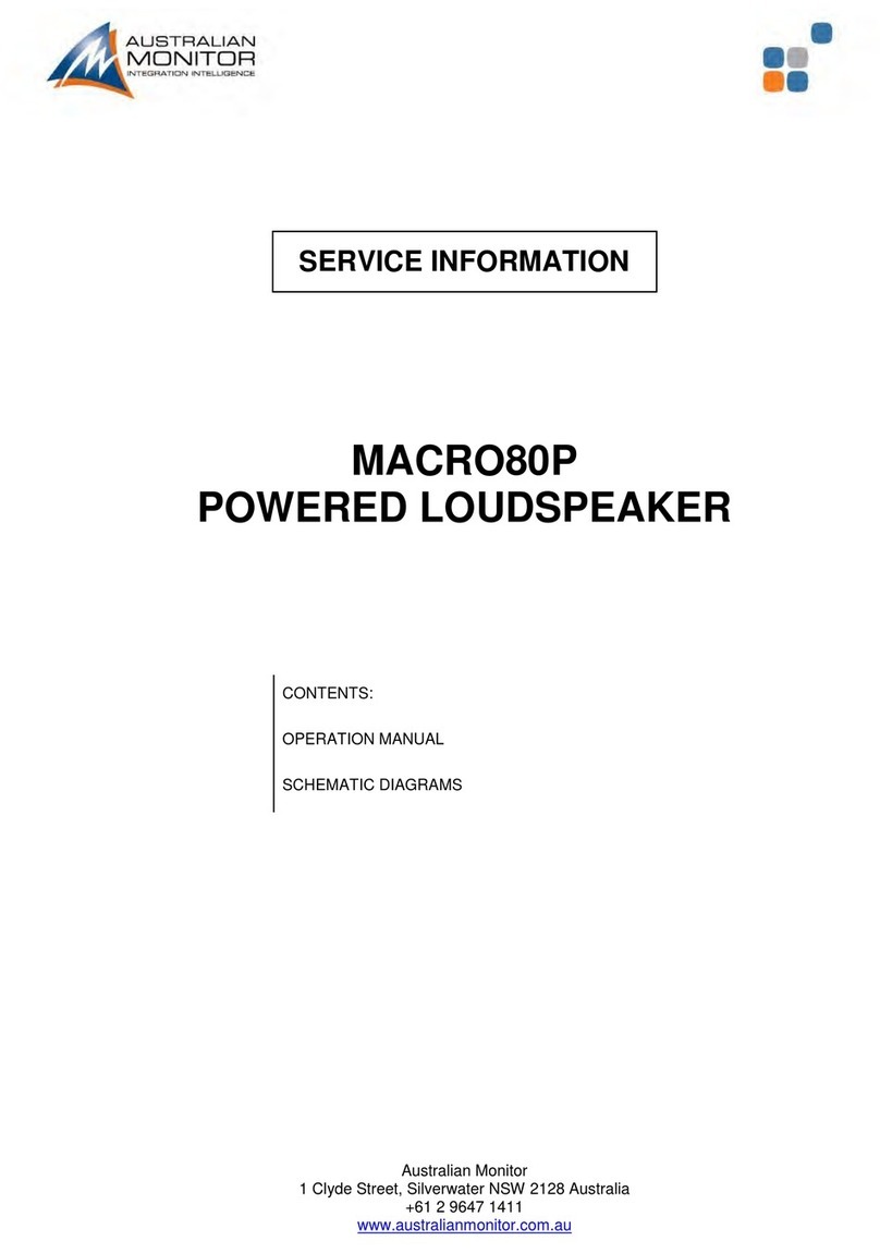 AMAV MICRO20 Installation and operation manual
