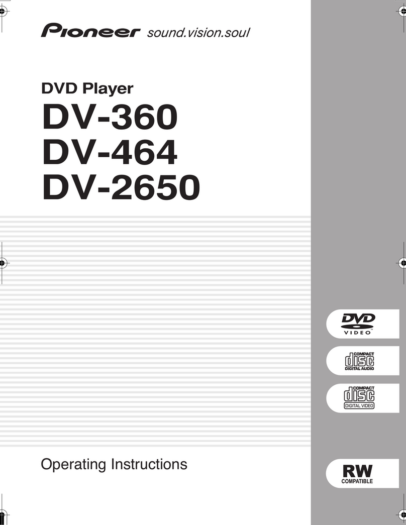 Pioneer DV-360 User manual