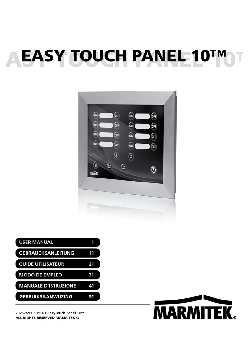Marmitek Easy Touch Panel 10 user manual