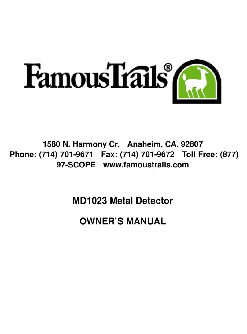 Famous Trails MD1023 owner's manual