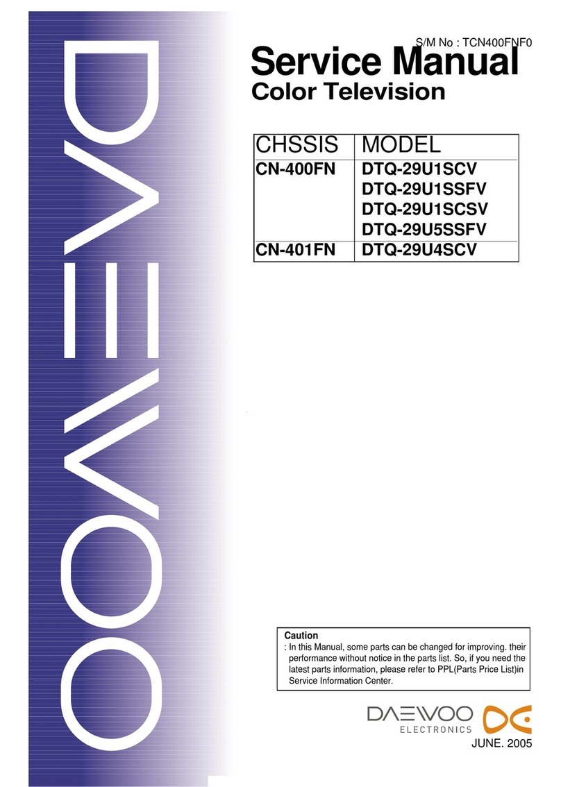 Daewoo DTQ-29U1SCV Service manual