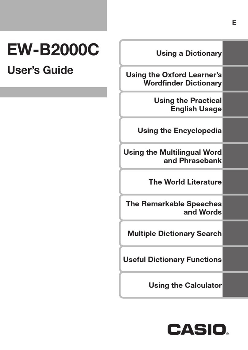 Casio EW-B2000C user guide