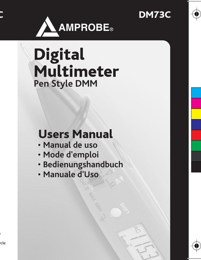 Amprobe DM73C user manual