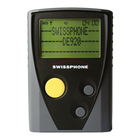 SwissPhone DE920 User manual