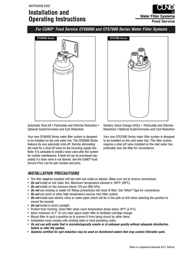 Cuno CFS6000 series User manual