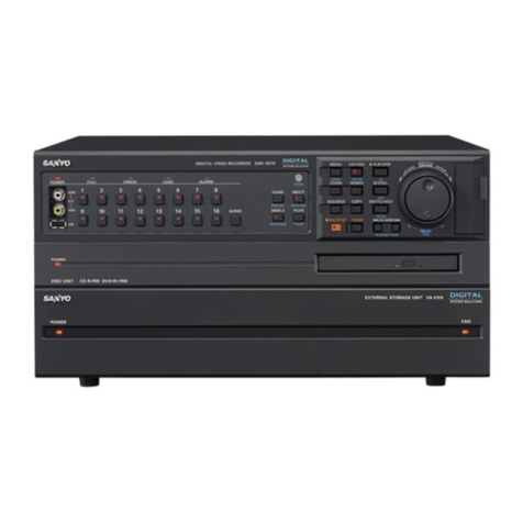Sanyo DSR-5016PA User manual