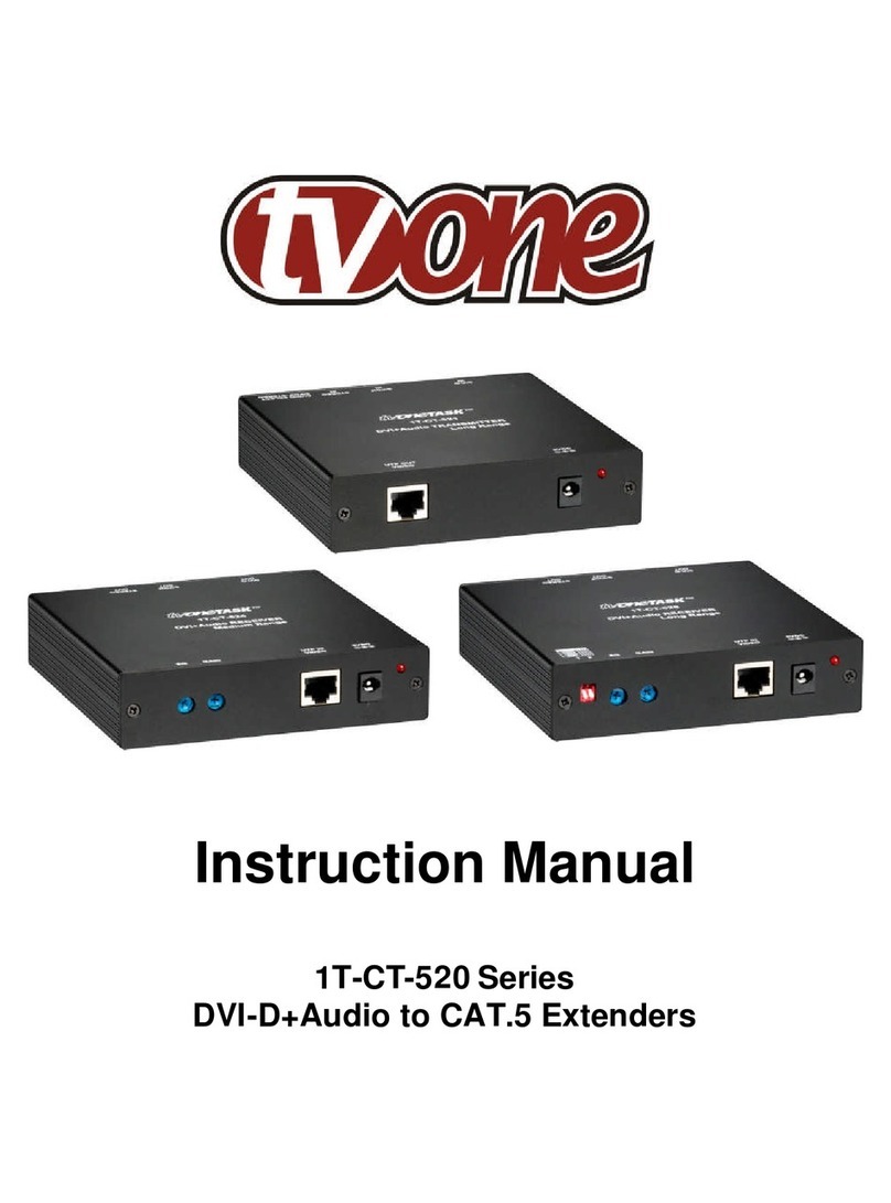 TV One 1T-CT-520 Series instruction manual