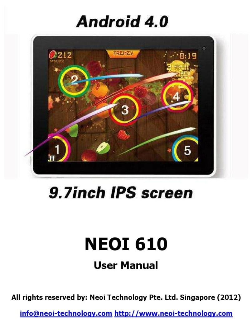 Neoi 610 User manual