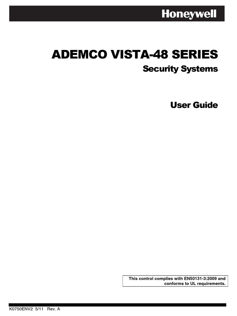 Honeywell Ademco Vista-48 series User manual