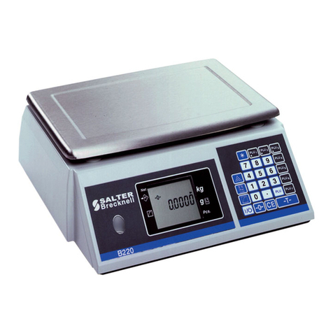 Salter Brecknell B220 User manual