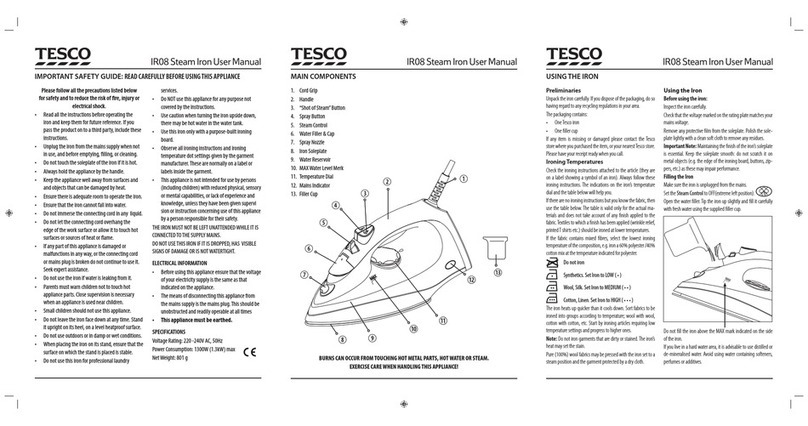 Tesco IR08 user manual