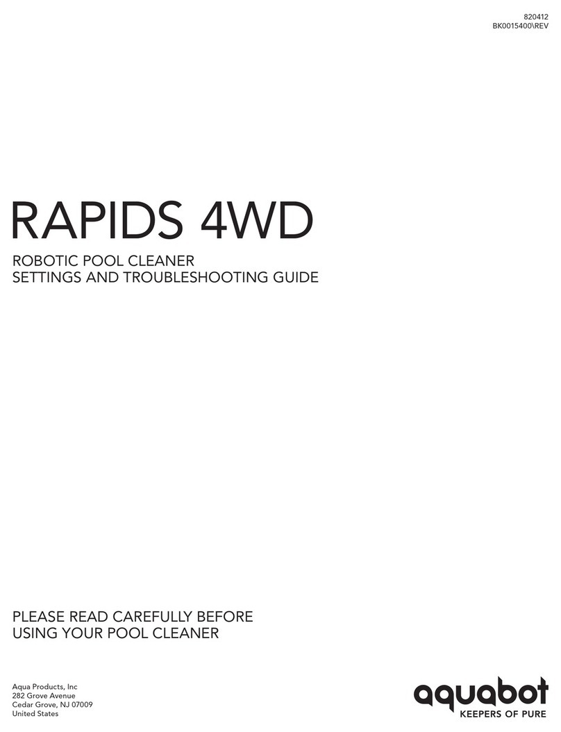 Aquabot RAPIDS 4WD Settings and troubleshooting guide Aquabot RAPIDS 4WD Settings and troubleshooting guide