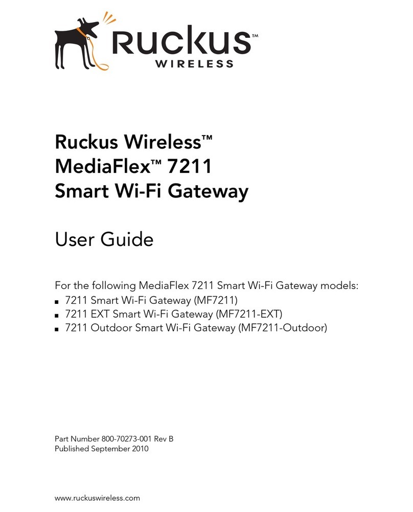 Ruckus Wireless MediaFlex MF7211 user guide