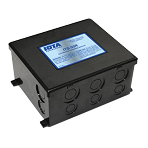 IOTA ITS-50R owner's manual
