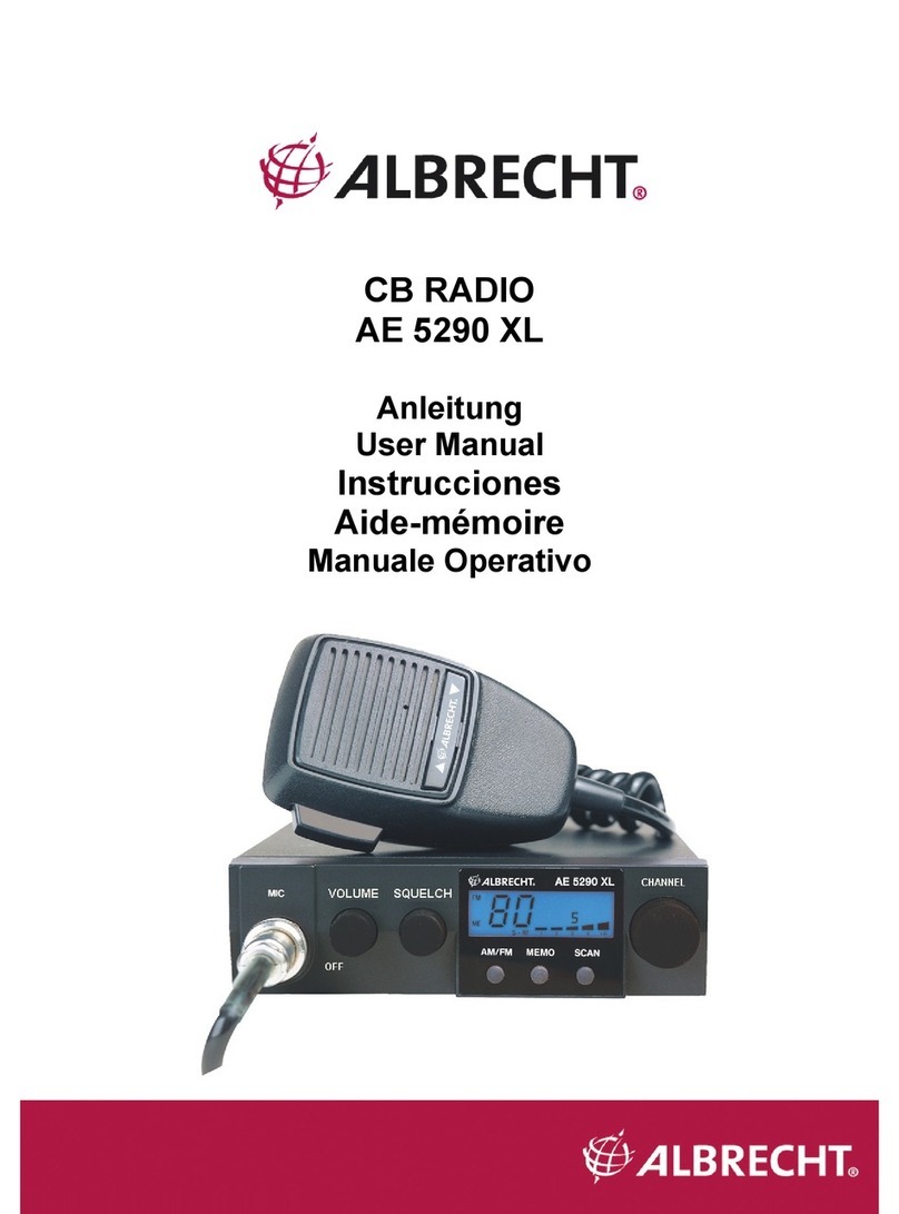 Albrecht AE 5290 XL User manual