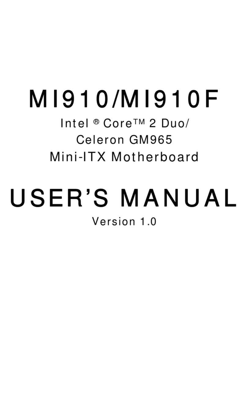 IBASE Technology MI910 User manual