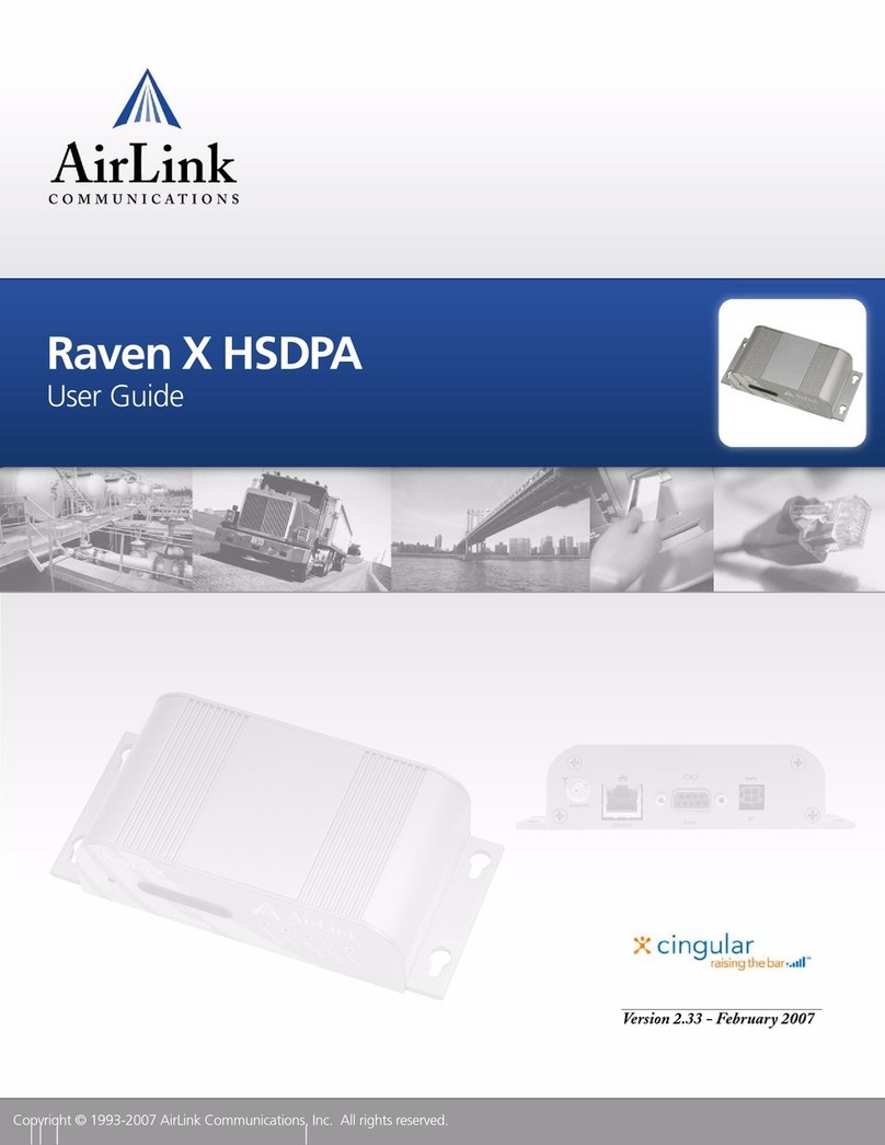 AirLink Communications Raven X HSDPA user guide