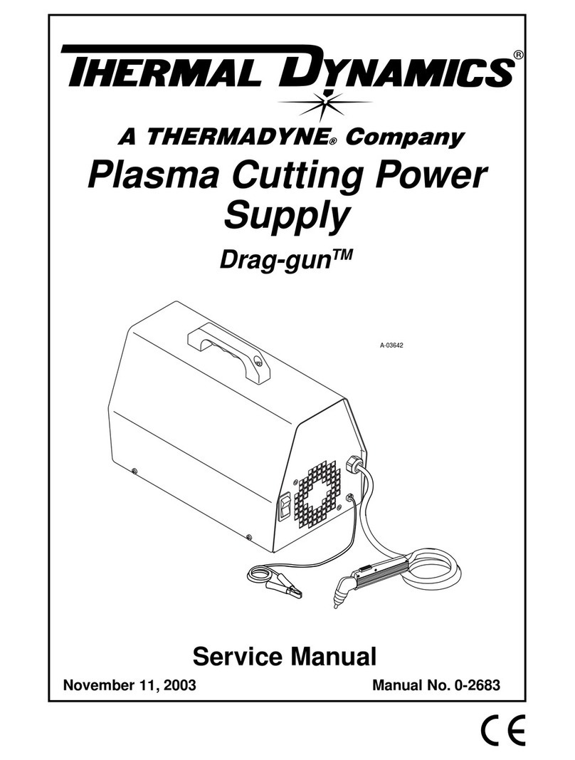 Thermal Dynamics Drag-gun User manual Thermal Dynamics Drag-gun User manual