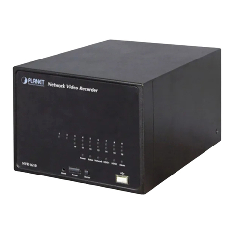 Planet NVR-810 user manual
