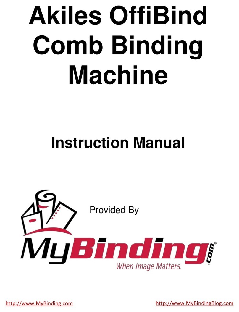 MyBinding Akiles Comb User manual