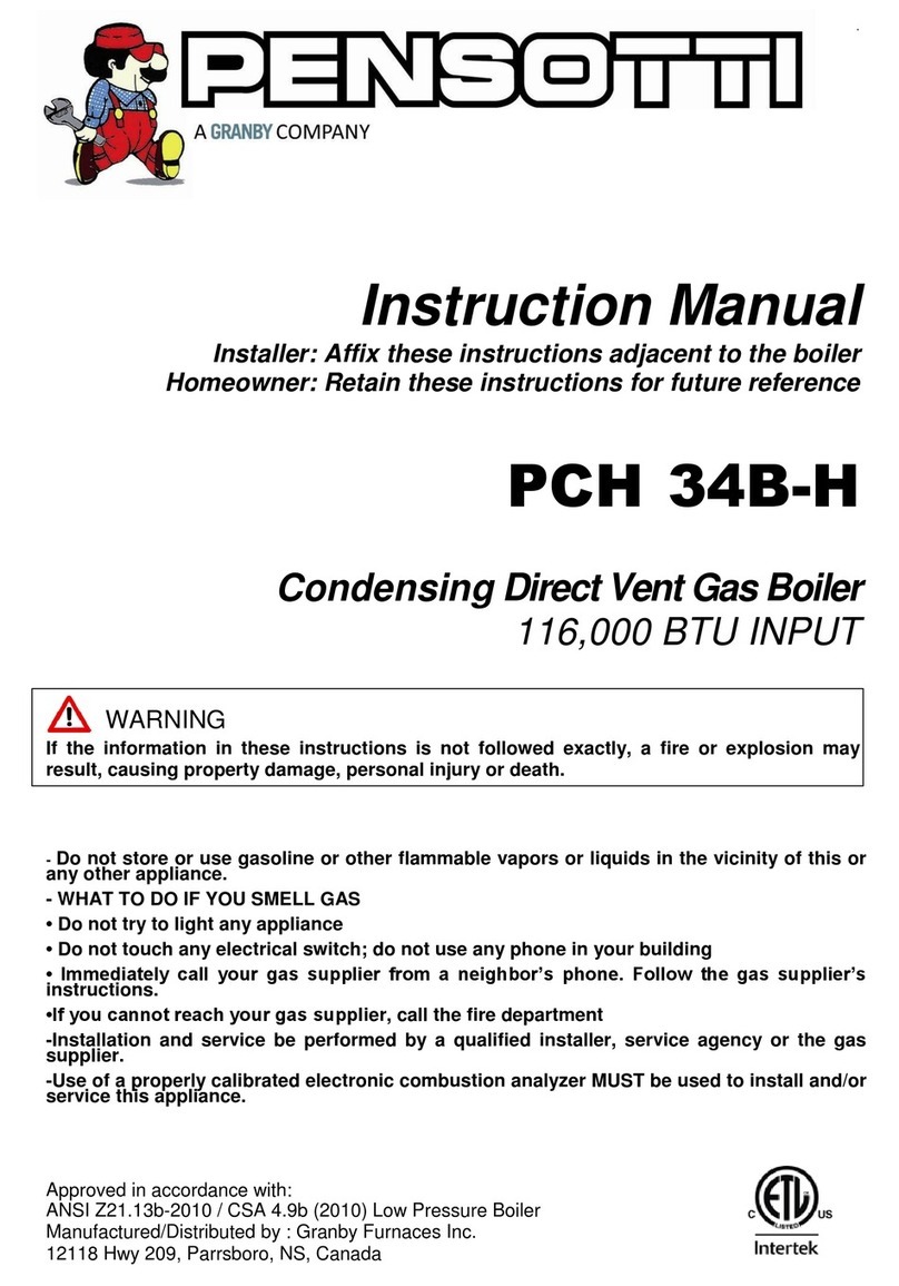 PENSOTTI PCH 34B-H instruction manual