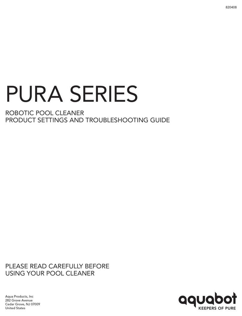 Aquabot PURA SERIES Product settings and troubleshooting guide Aquabot PURA SERIES Product settings and troubleshooting guide