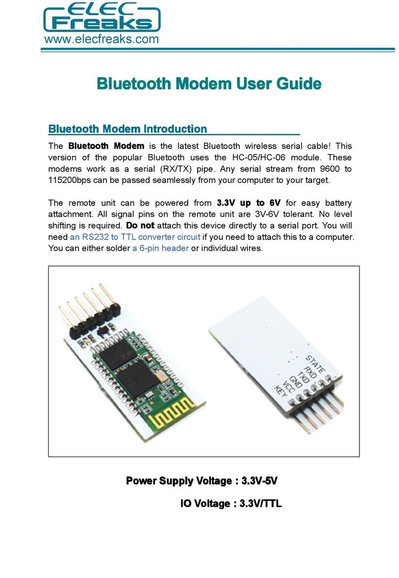Elecfreaks Bluetooth Modem User manual