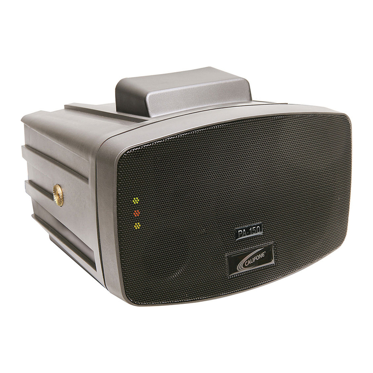 Califone PresentationPro PA159 user manual