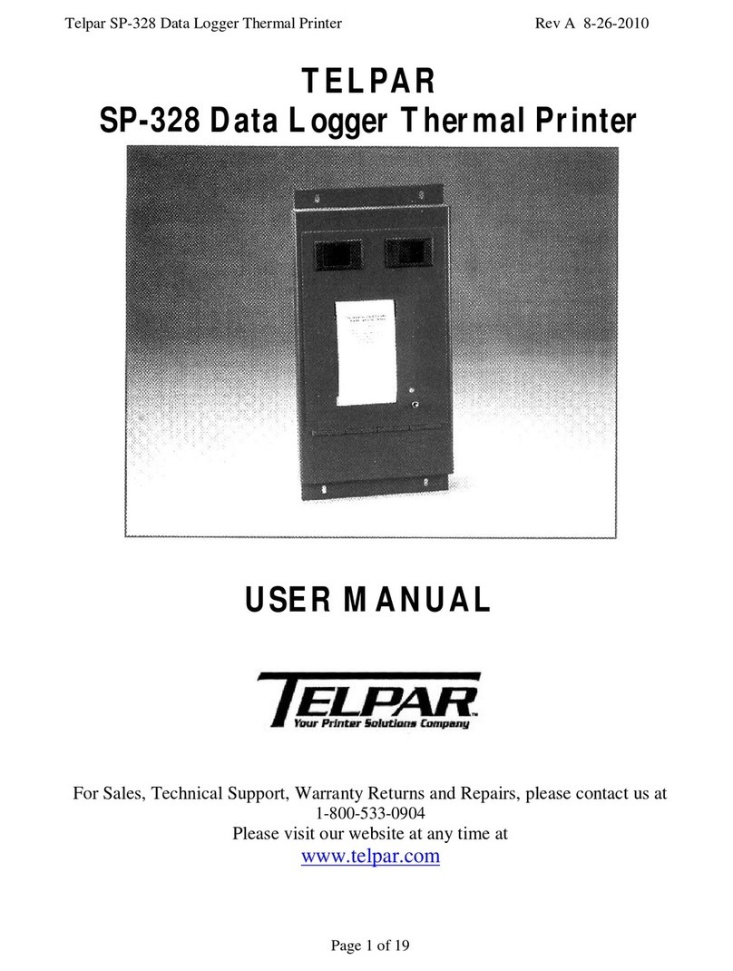 Telpar SP-328 User manual Telpar SP-328 User manual