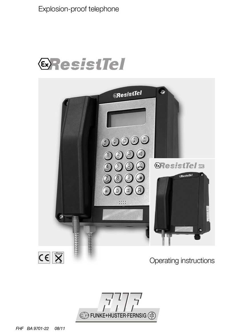 FHF ResistTel operating instructions