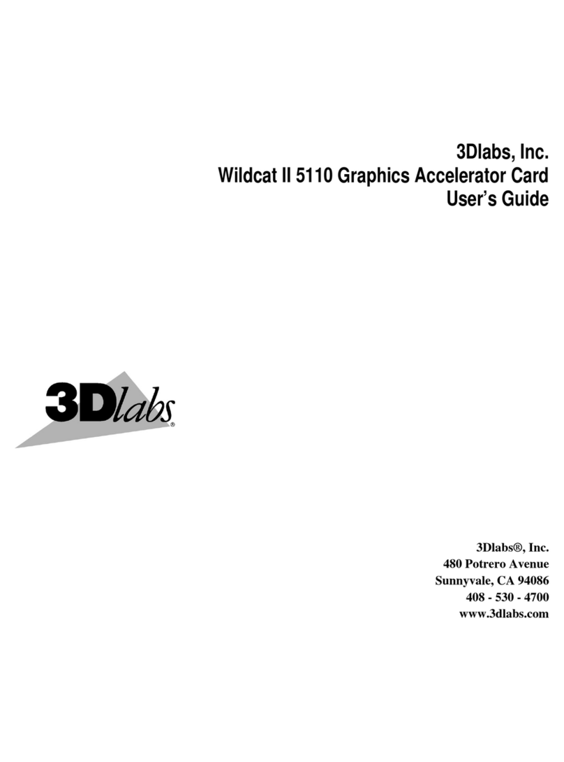 3Dlabs Wildcat II 5110 User manual 3Dlabs Wildcat II 5110 User manual