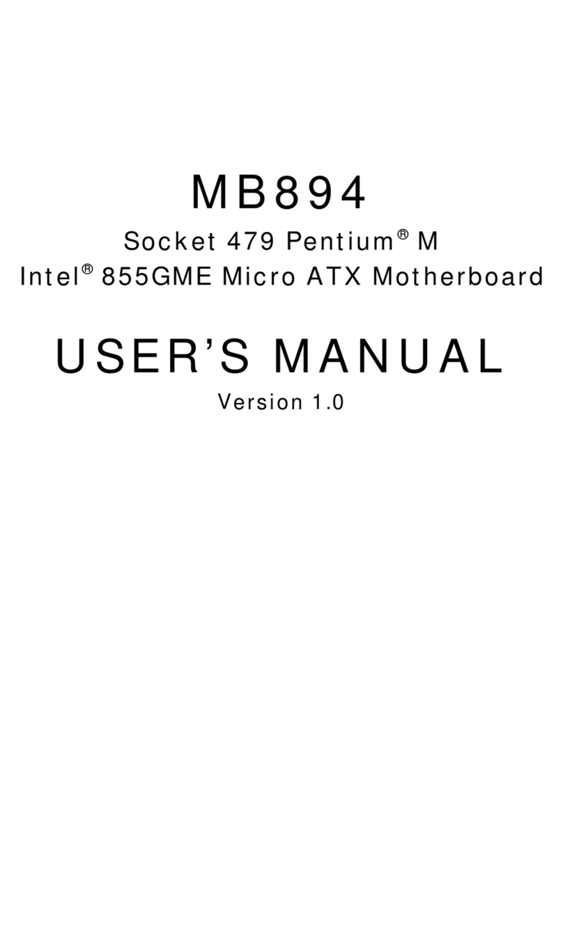 IBASE Technology MB894 User manual IBASE Technology MB894 User manual