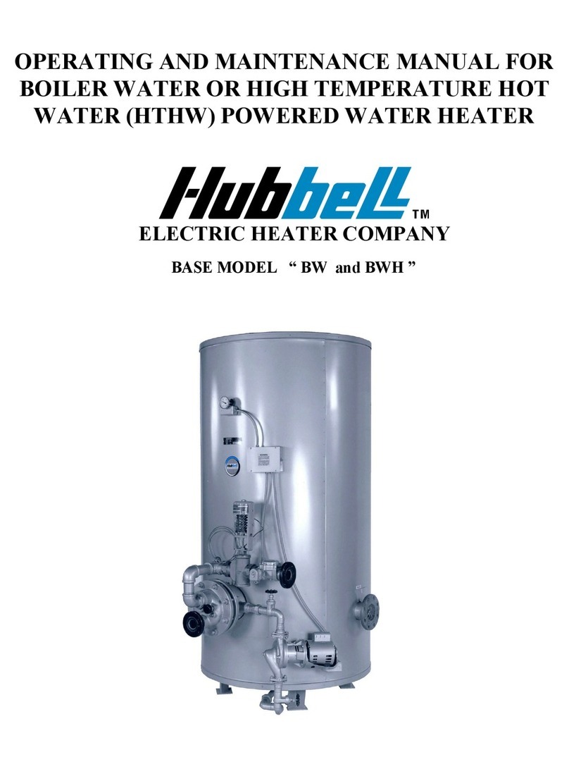 Hubbell Electric Heater Company BW Operating and maintenance manual Hubbell Electric Heater Company BW Operating and maintenance manual