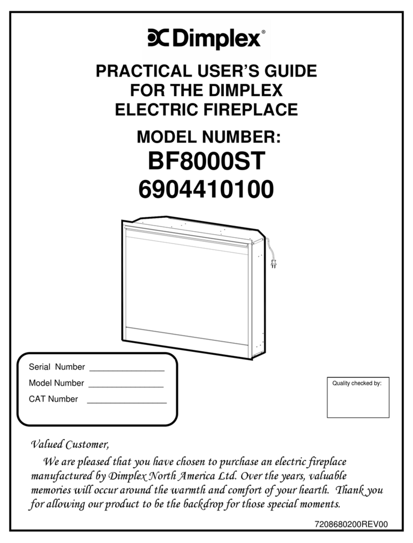 Dimplex BF8000ST User manual