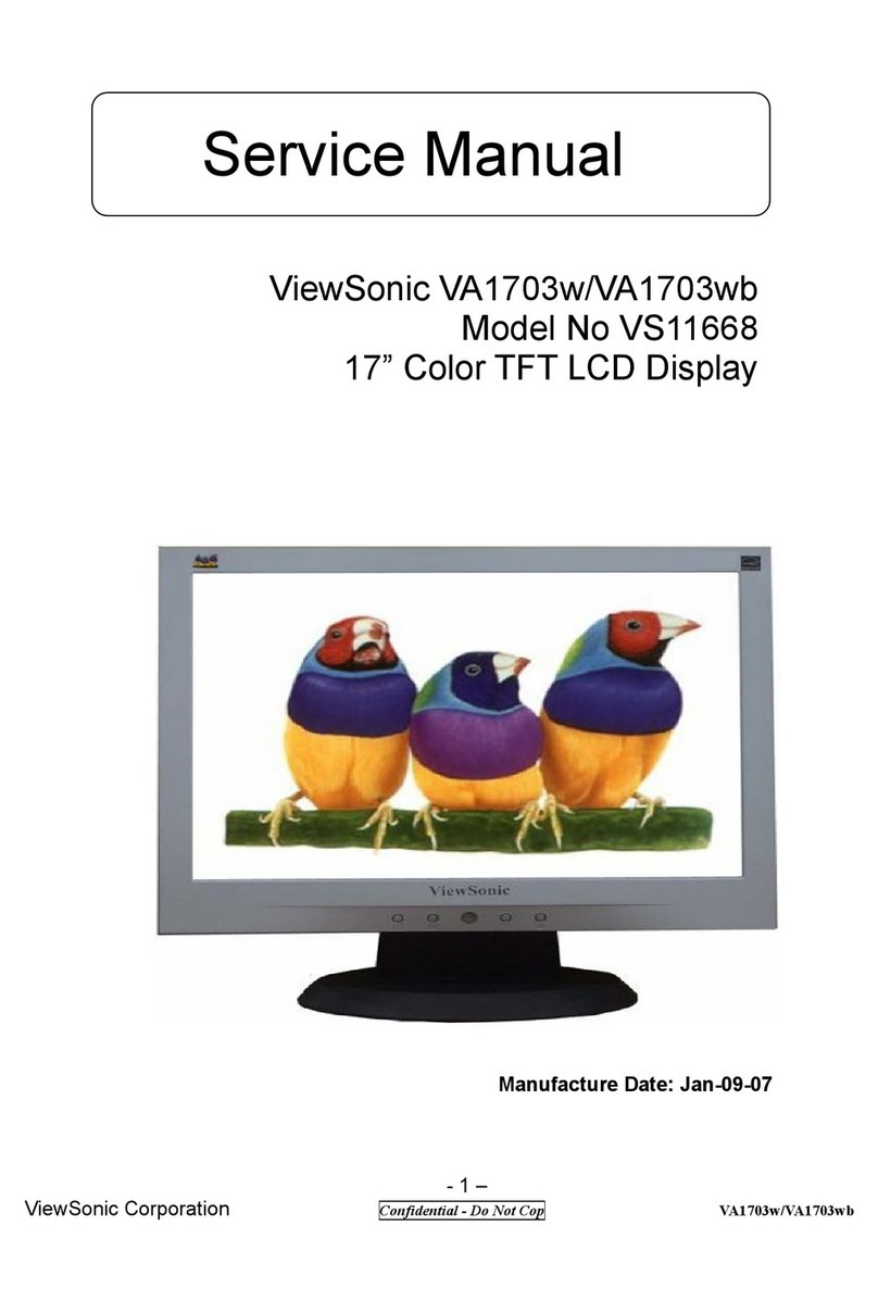ViewSonic VA1703w User manual