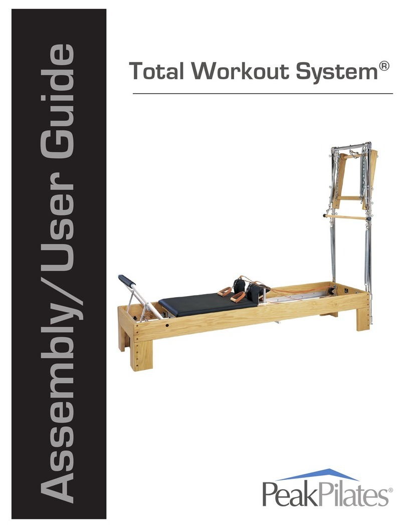 Peak Pilates Total Workout System Assembly & user's guide
