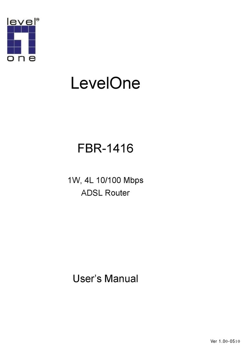 LevelOne FBR-1416 user manual