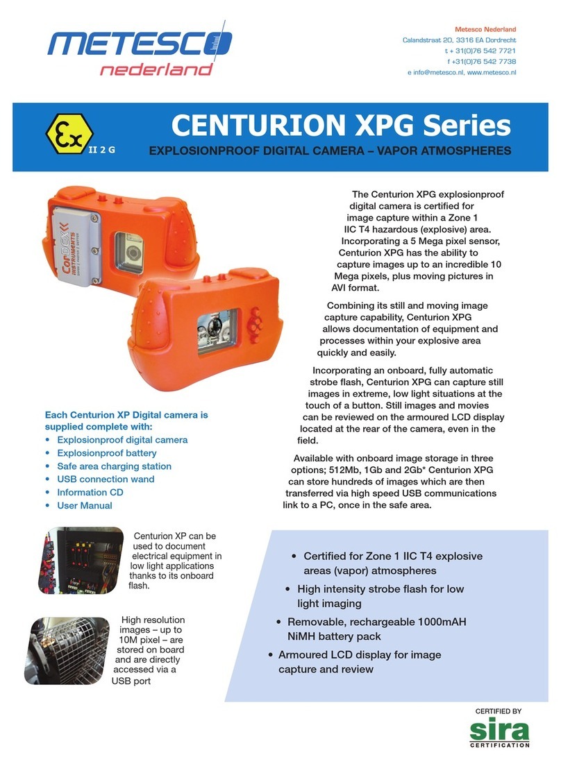Metesco Nederland CENTURION XPG Series quick guide