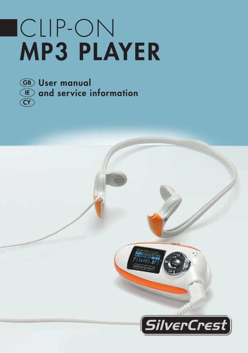 Silvercrest Clip-On Sport-Clip 1000 User manual and service information