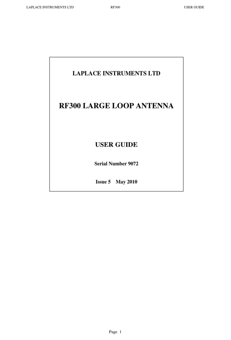 LAPLACE INSTRUMENTS RF300 user guide