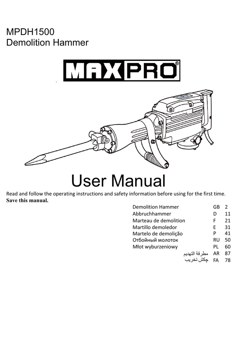 Max Pro MPDH1500 user manual