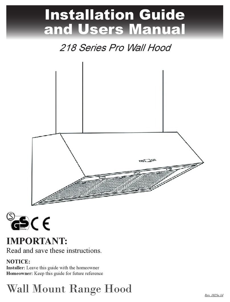Cavaliere 218 Series Assembly instructions