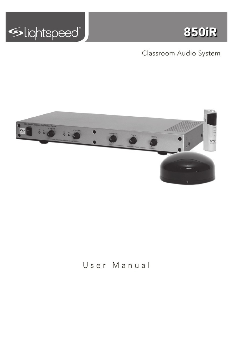 LightSpeed Technologies 850iR User manual